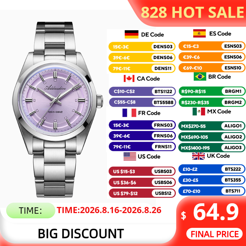 Luxury Watch All Brands - Женские часы ADDIESDIVE, лучшие брендовые часы,
