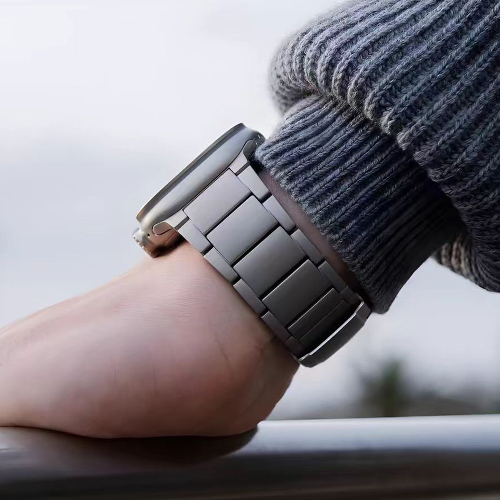 Luxury Watch Apple Bands - Титановый деловой мужской ремешок для Apple
