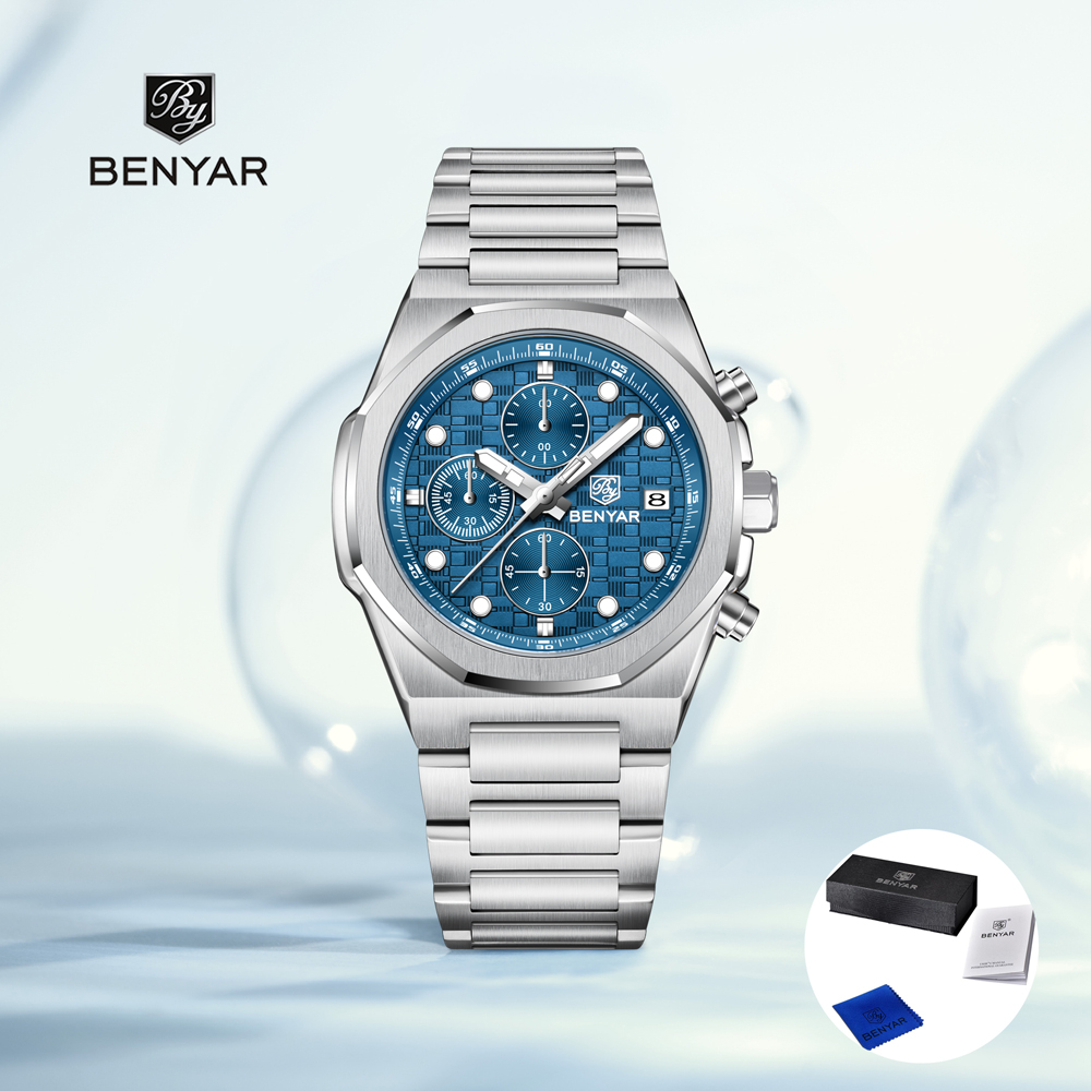Luxury Watch Box - Новинка 2022, мужские часы BENYAR, роскошные
