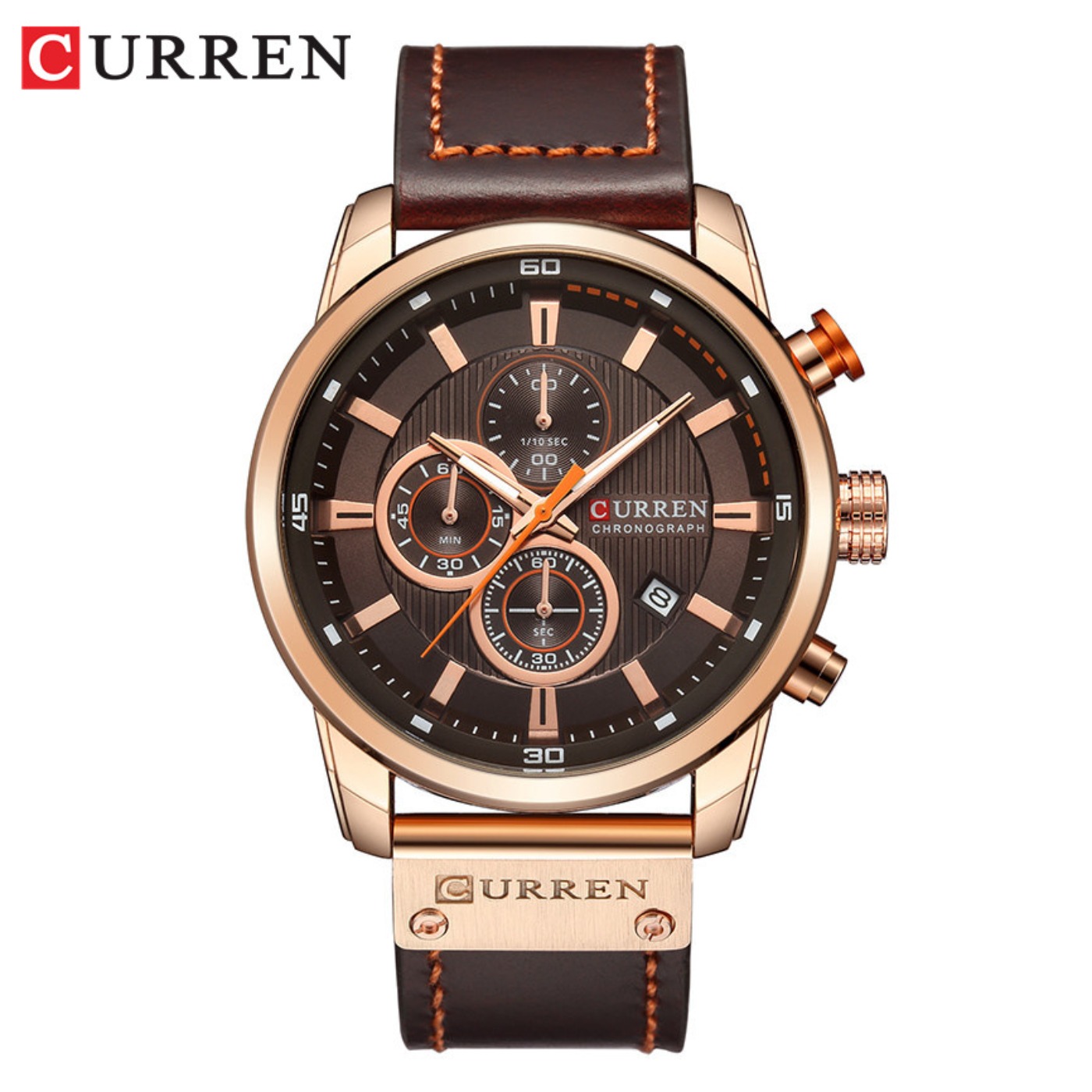 Luxury Watch Brands - Мужские кварцевые часы CURREN Fashion Date,