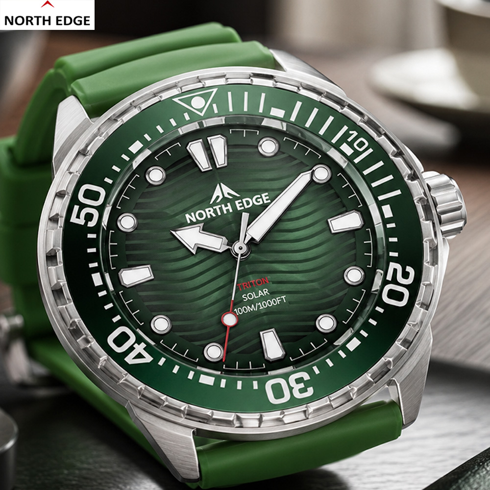 Compass Watch Luxury - NORTH EDGE TRITON Мужские военные спортивные