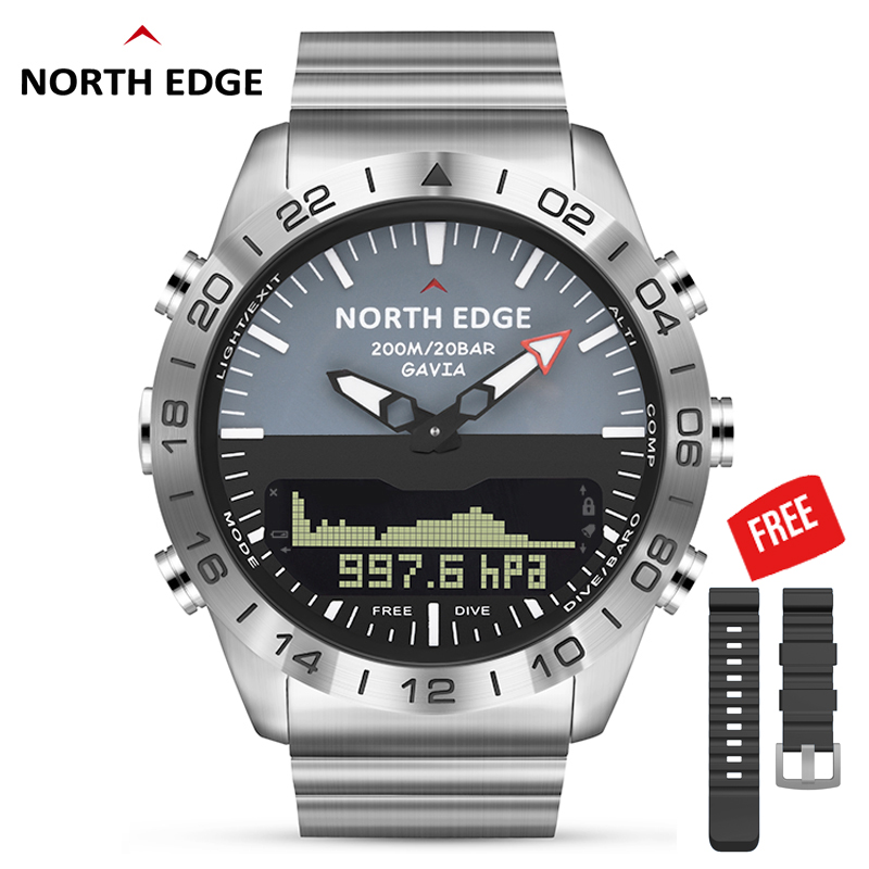 Compass Watch Luxury - Мужчины Dive Спортивные Цифровые часы Мужские