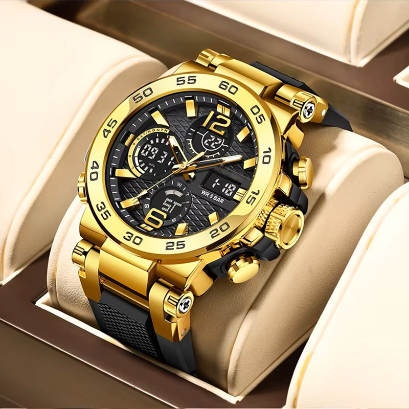 Luxury Watch Levels - Черные роскошные мужские спортивные часы высшего