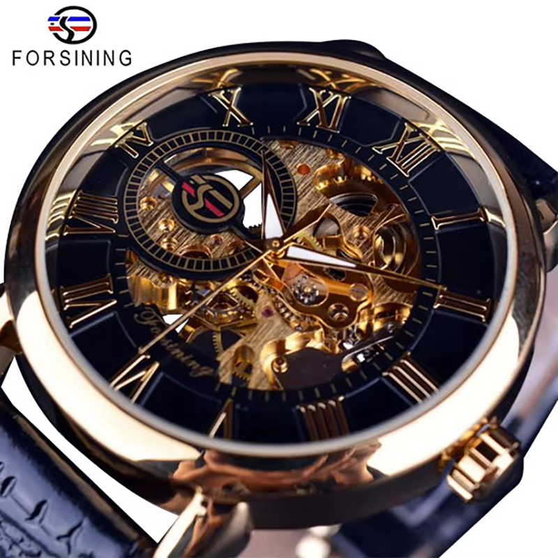 Luxury Watch Brands Logo - Мужские механические часы Forsining с 3D-логотипом,