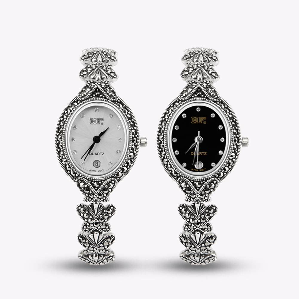 Luxury Watch Thailand - Наручные часы-браслет из чистого серебра 925