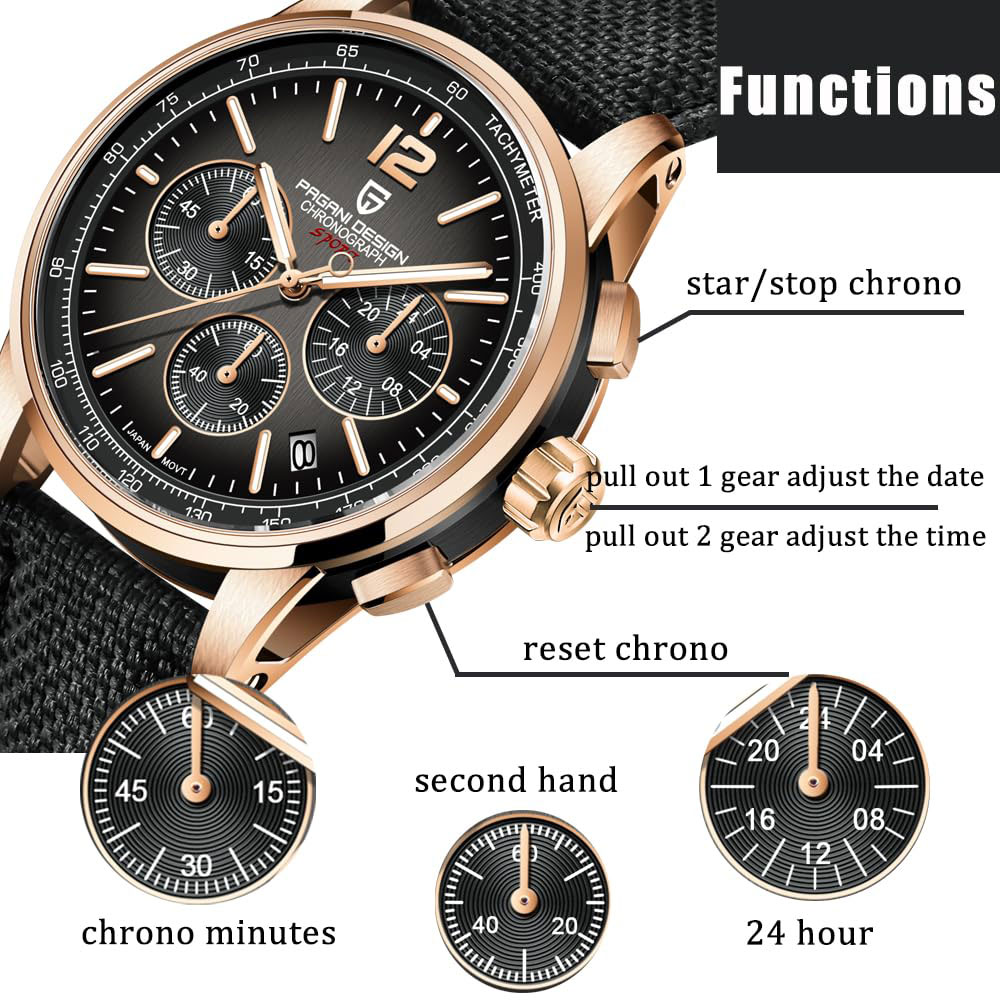 Luxury Watch Brands - PAGANI DESIGN новые мужские часы 41