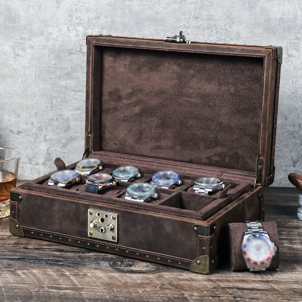 Luxury Watch Case - Кожаный футляр для часов CONTACT'S FAMILY