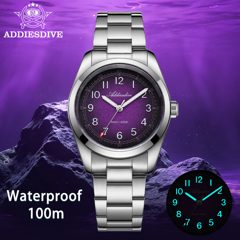 Diver Watch 300M - ADDIESDIVE 2026 Новые роскошные мужские кварцевые