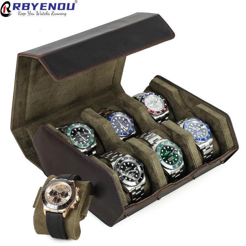 Luxury Watch Brands Logo - Коробка для хранения часов из натуральной