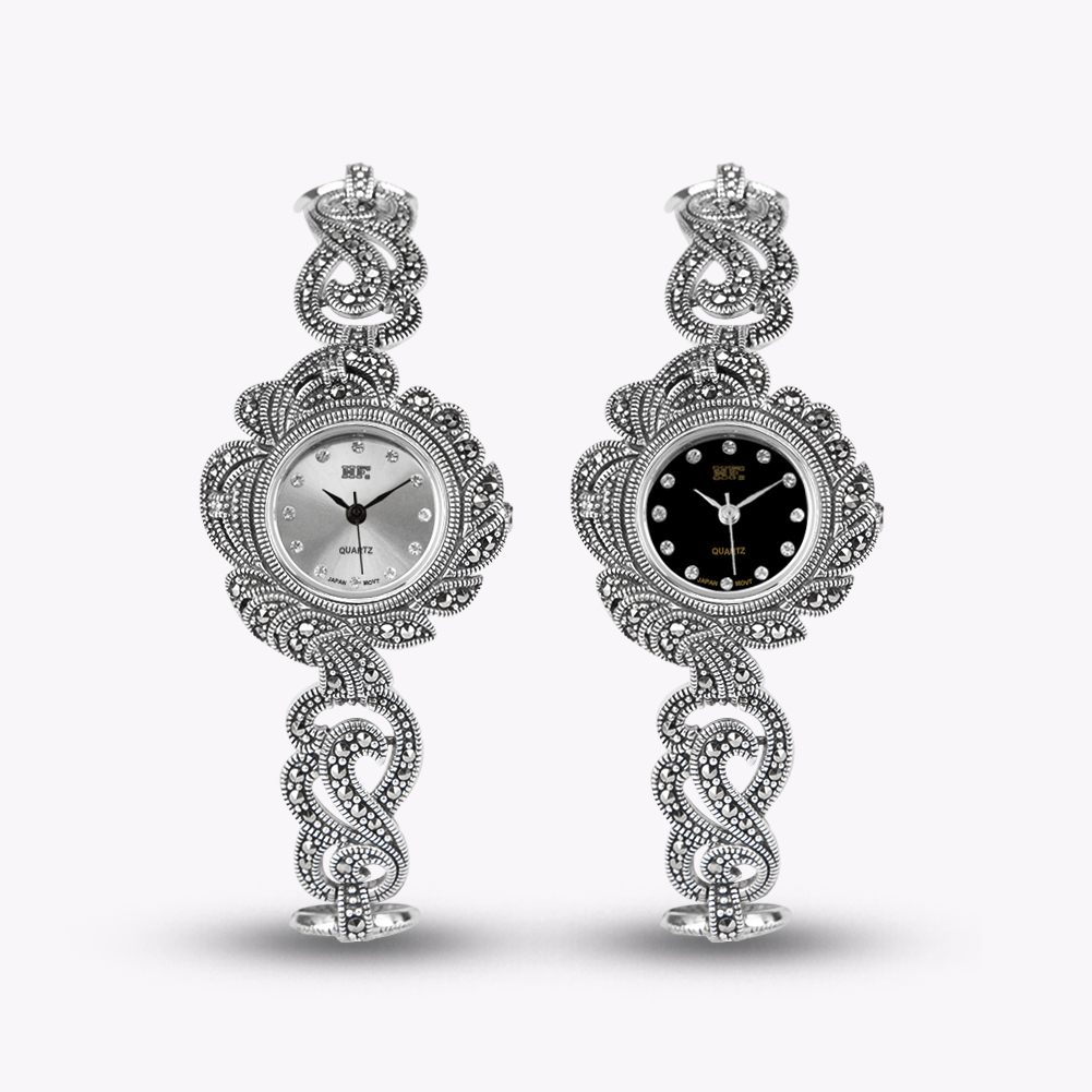 Luxury Watch Thailand - Наручные часы-браслет из чистого серебра 925
