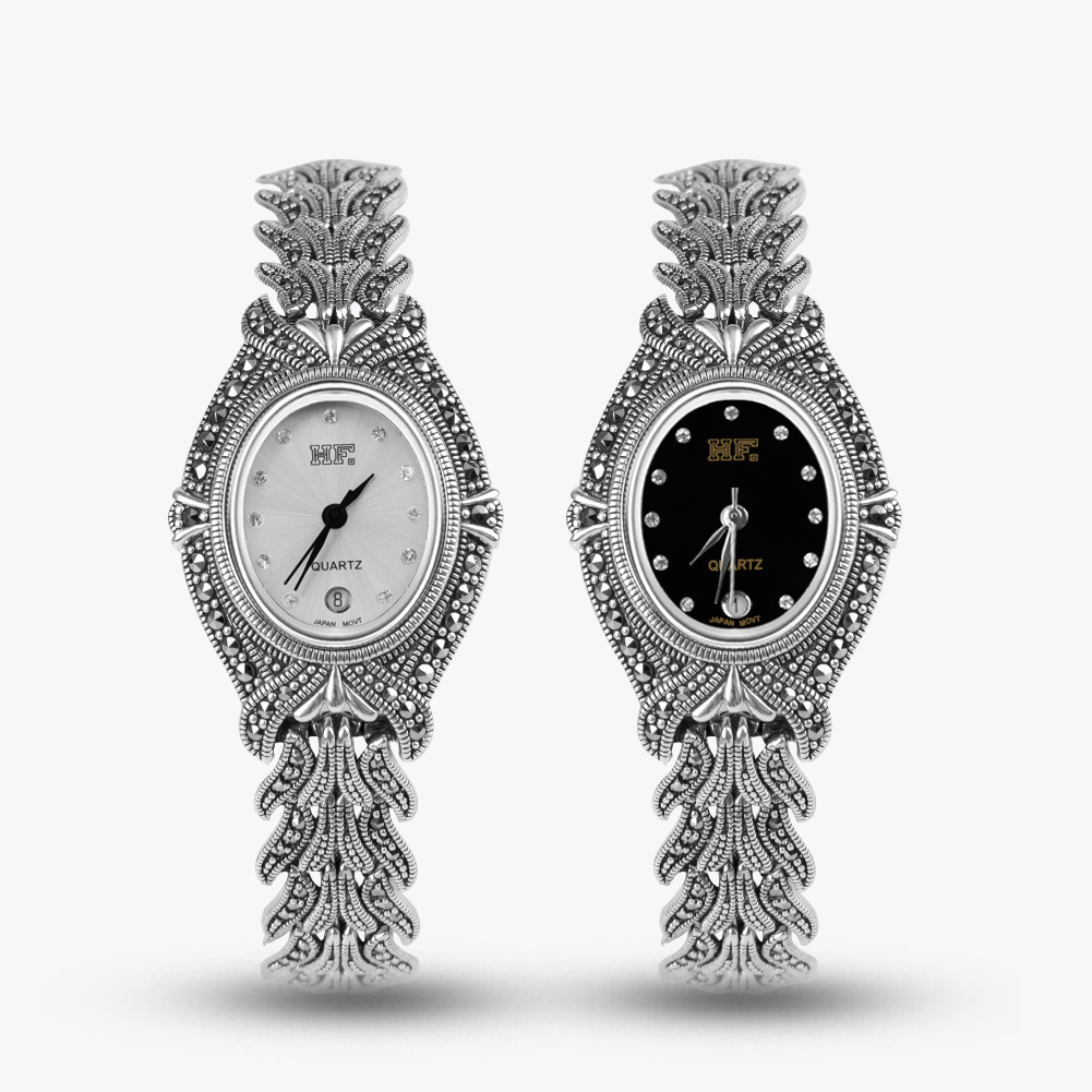 Luxury Watch Thailand - Наручные часы-браслет из чистого серебра 925