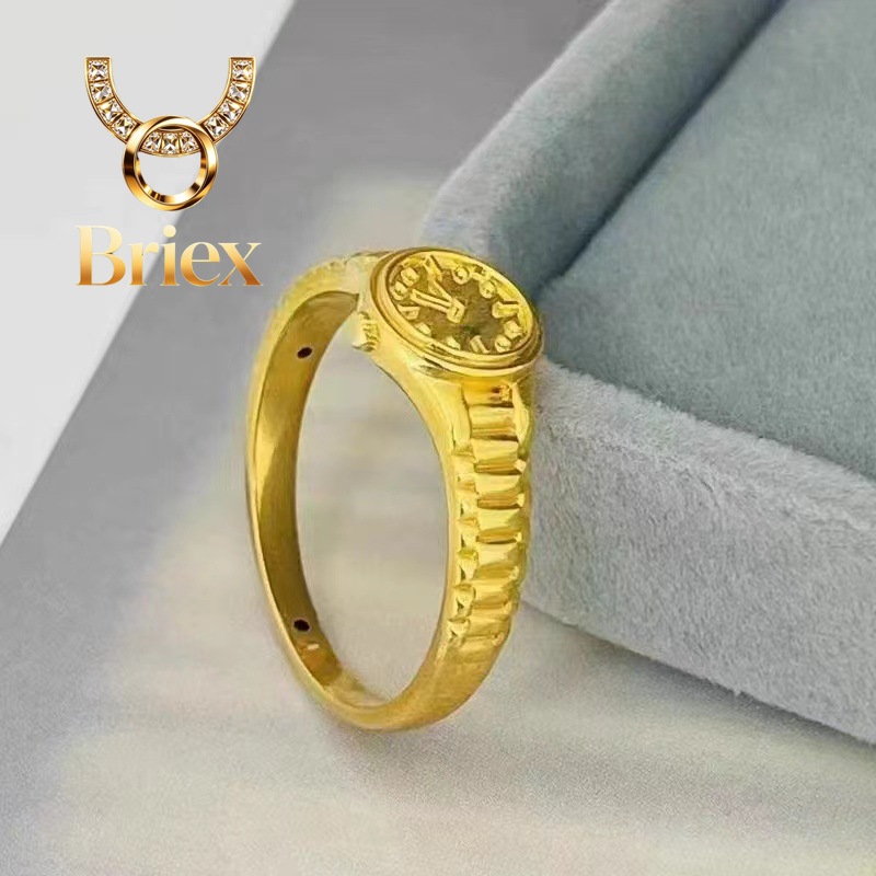 Luxury Watch Service - Ювелирное кольцо Briex из настоящего золота