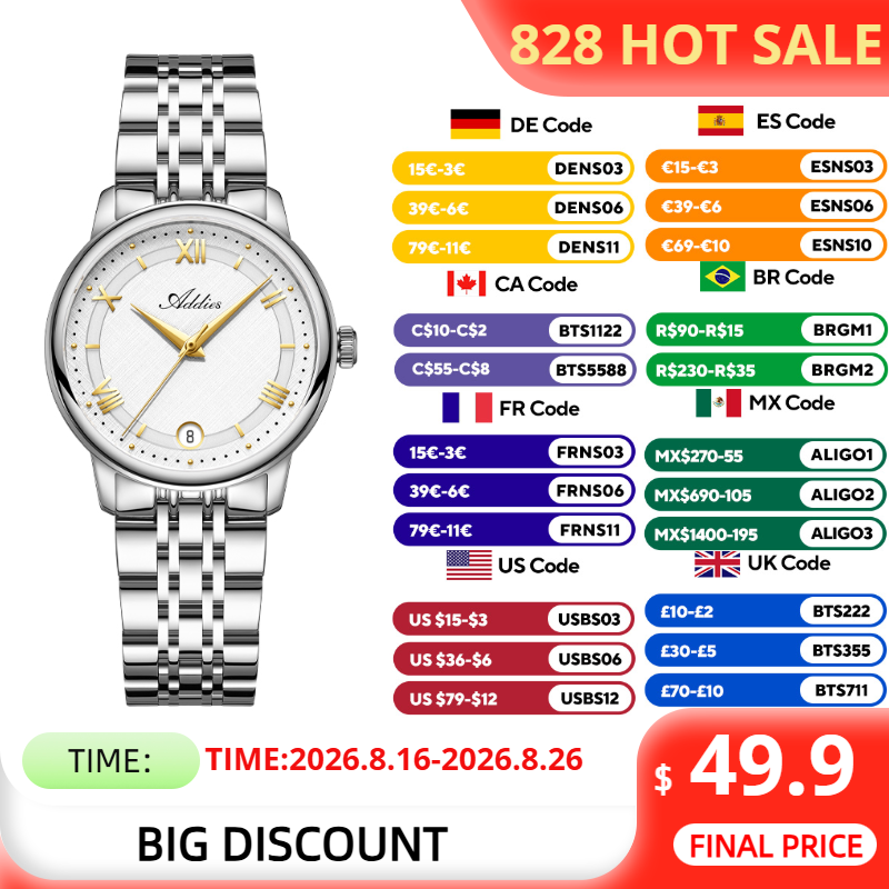 Luxury Watch All Brands - Женские часы ADDIES, лучшие брендовые часы,
