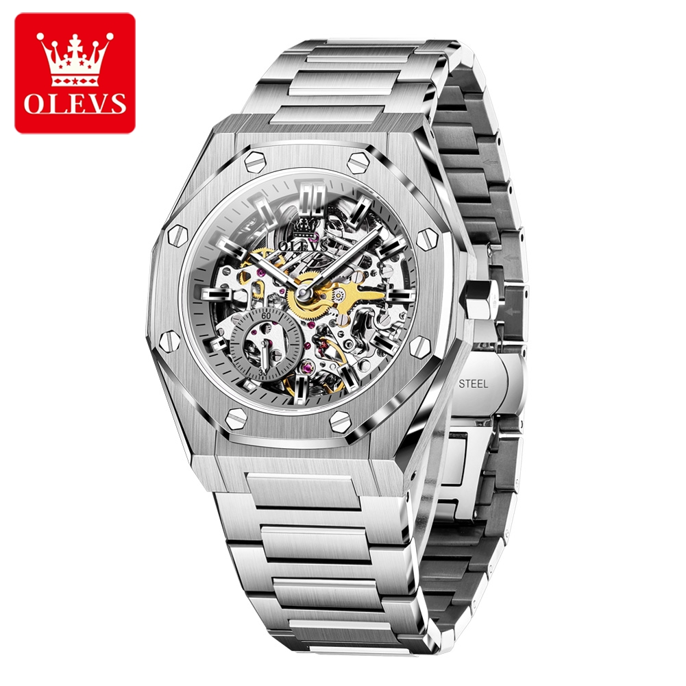 Luxury Watch Hublot - Часы OLEVS: Роскошные мужские автоматические механические