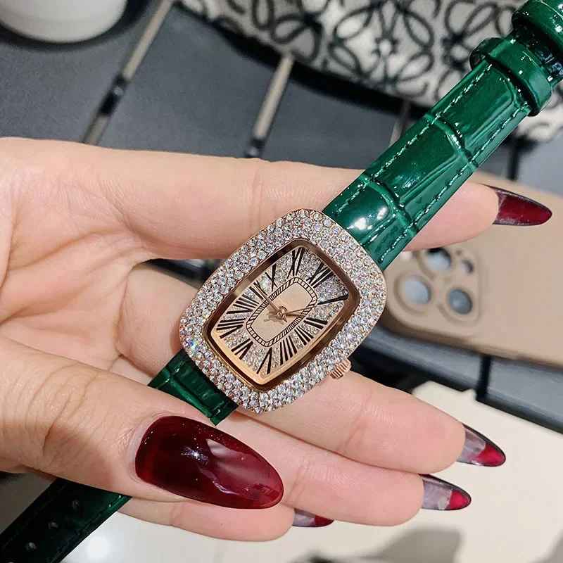Luxury Watch Leather Strap - Модные и модные женские часы с