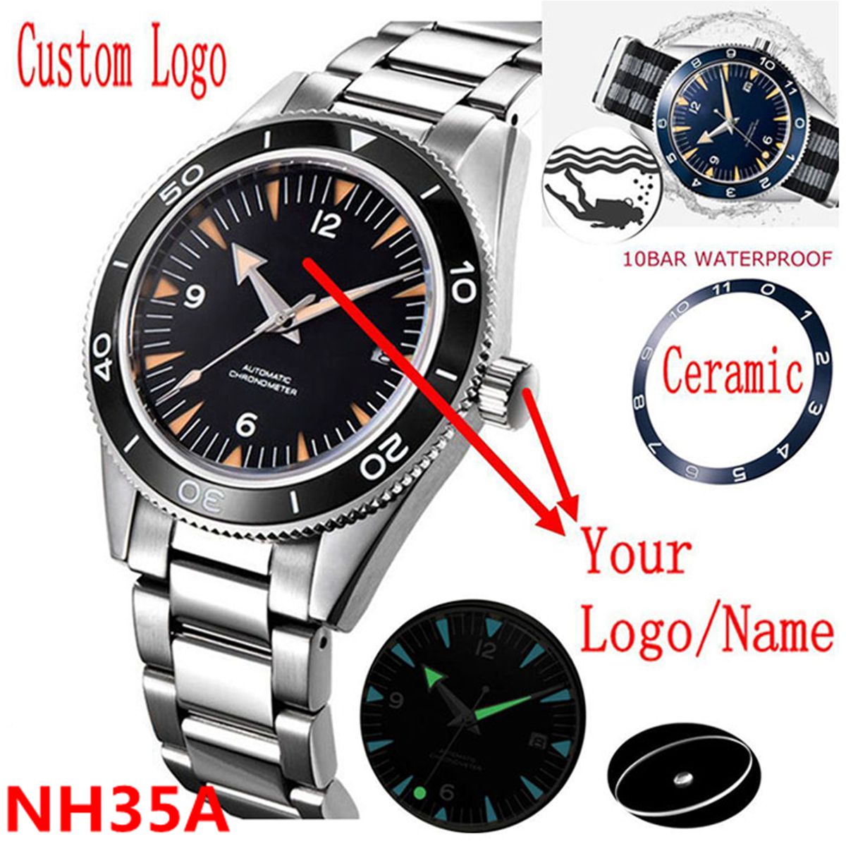 Часы с механизмом NH35 с индив – обзор и цена Luxury Watch Life