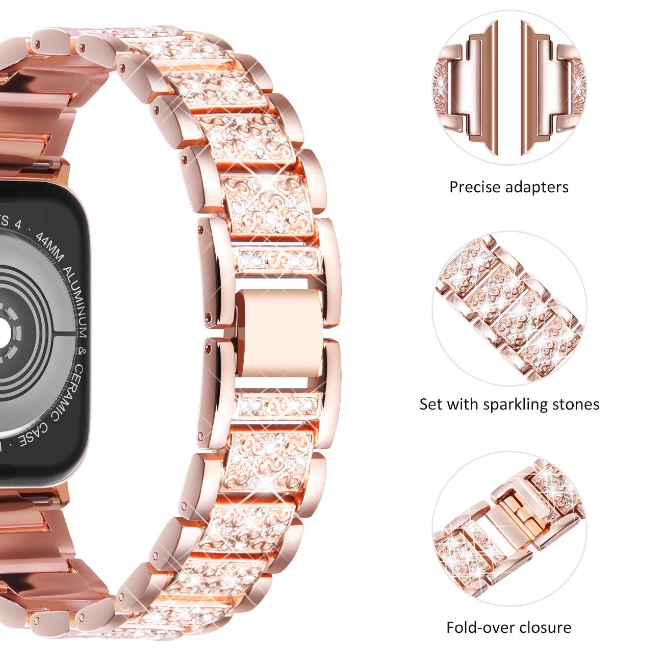 Мерцающий ремешок для Apple Wa – обзор и цена Luxury Watch Apple Bands