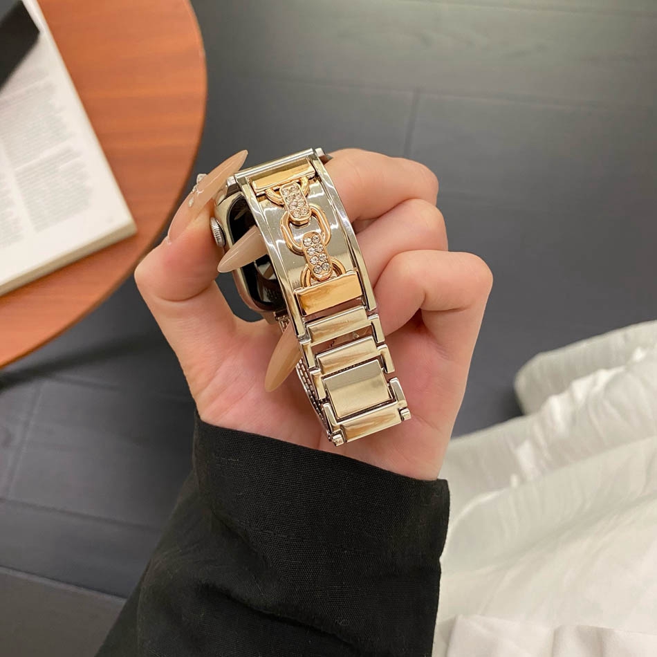 Роскошный металлический ремешо – обзор и цена Luxury Watch Apple Bands