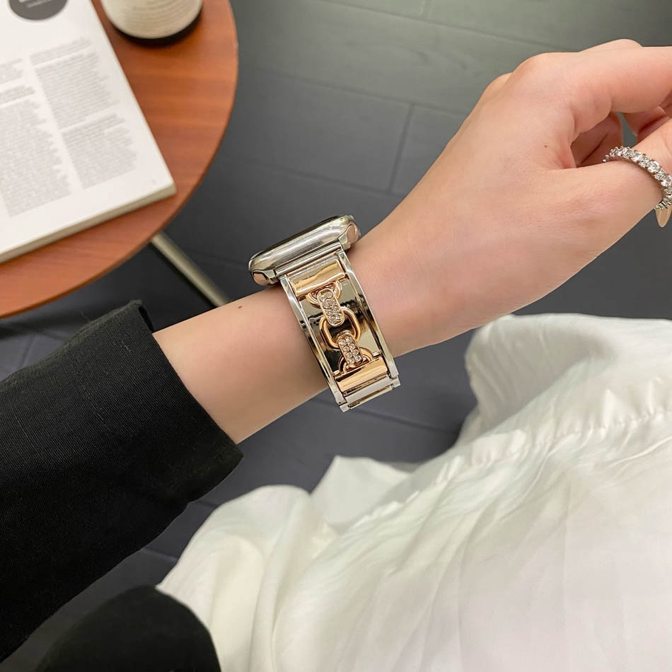 Роскошный металлический ремешо – обзор и цена Luxury Watch Apple Bands