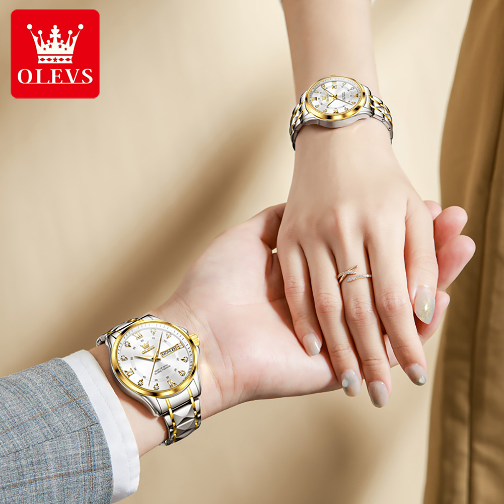 OLEVS 2906 часы для пар, ориги – обзор и цена Luxury Watch Life