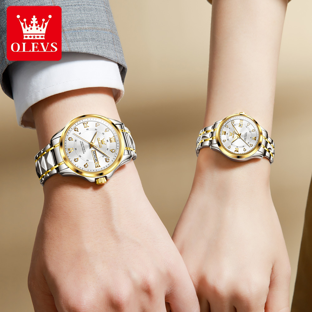 OLEVS 2906 часы для пар, ориги – обзор и цена Luxury Watch Life