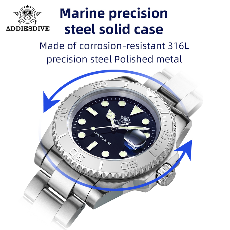 Мужские часы ADDIESIDVE из нер – обзор и цена Diver Watch 300M