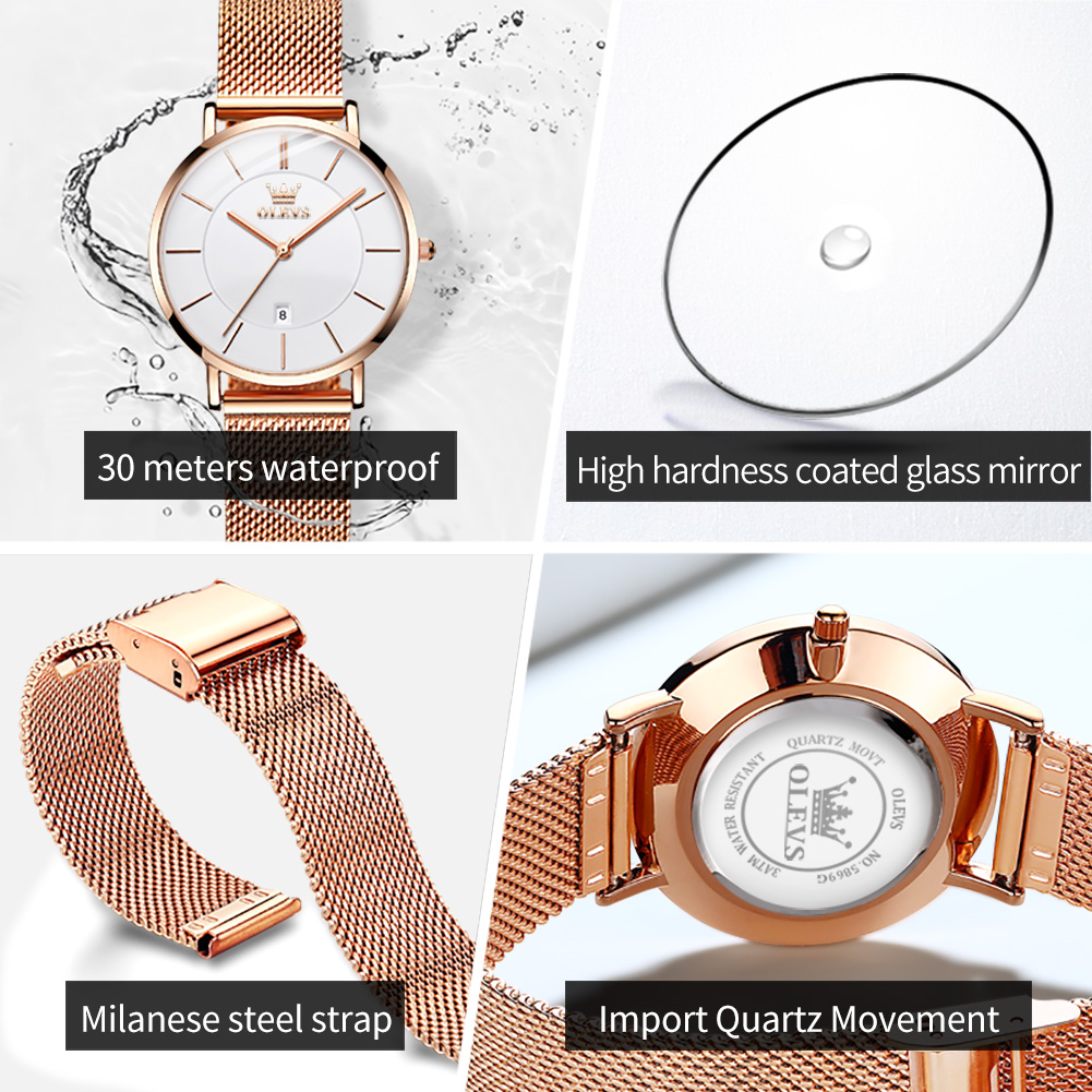 OLEVS женские часы 5869, элега – обзор и цена Luxury Watch Brands