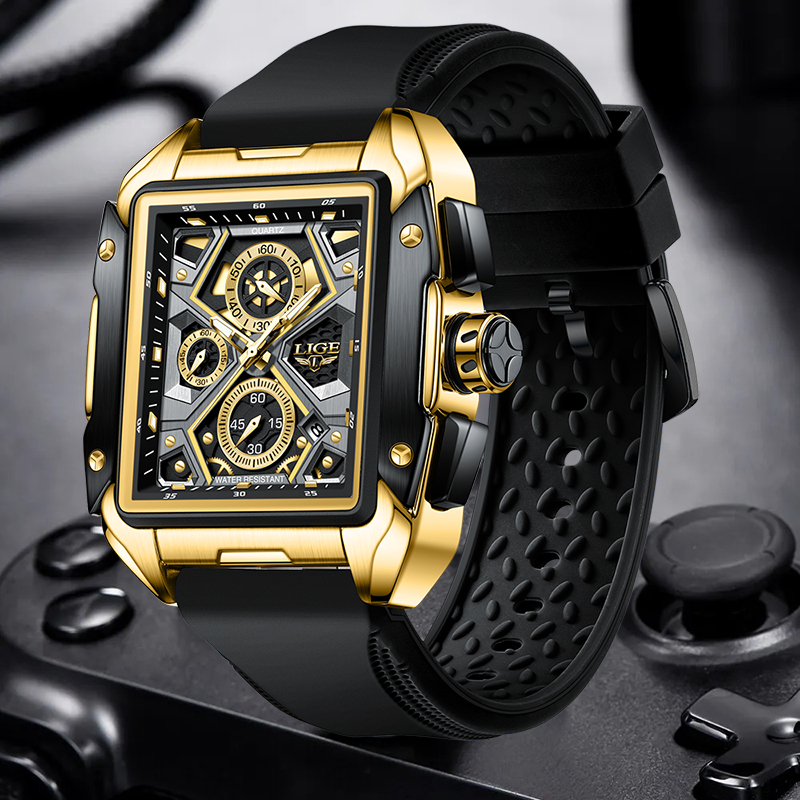Часы наручные LIGE Мужские ква – обзор и цена Luxury Watch Hublot