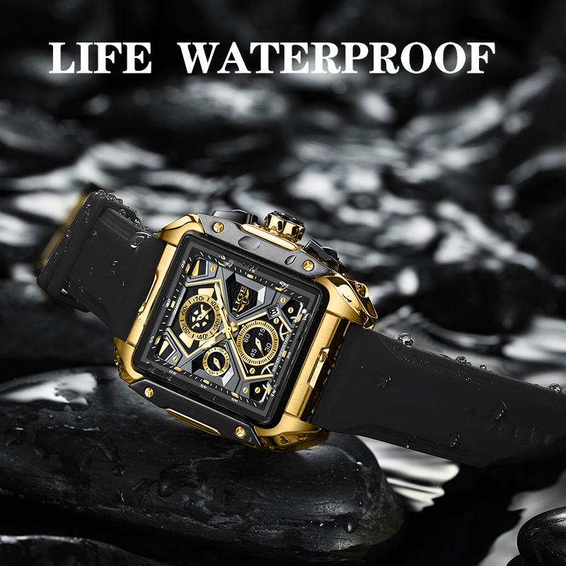 Часы наручные LIGE Мужские ква – обзор и цена Luxury Watch Hublot