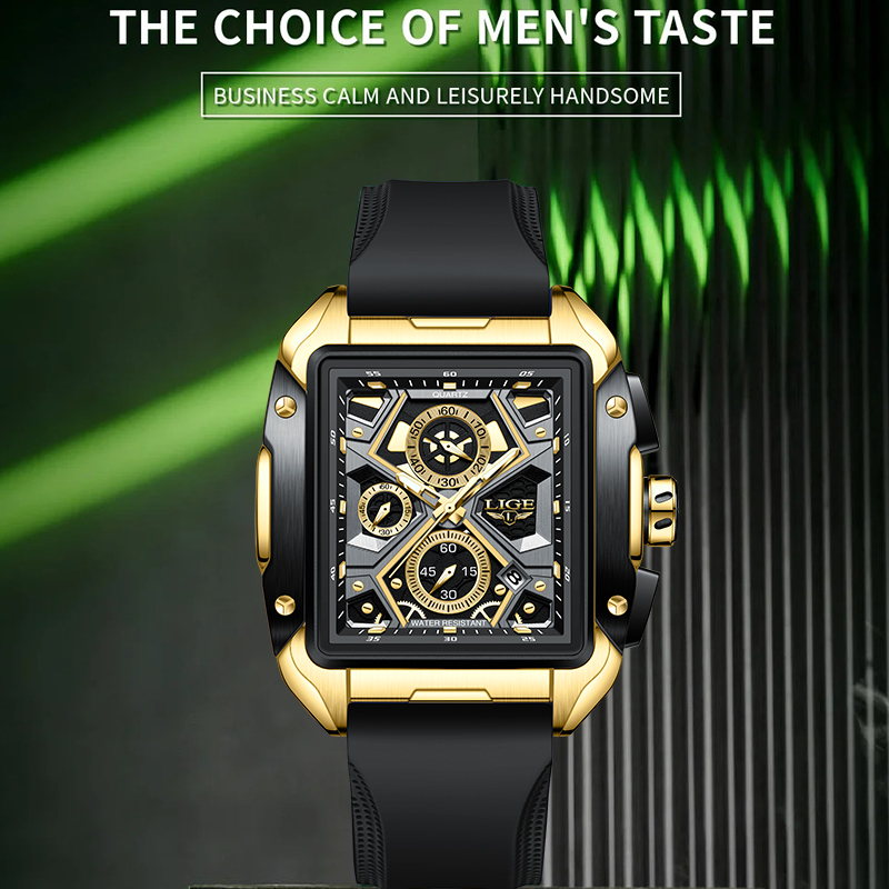 Часы наручные LIGE Мужские ква – обзор и цена Luxury Watch Hublot