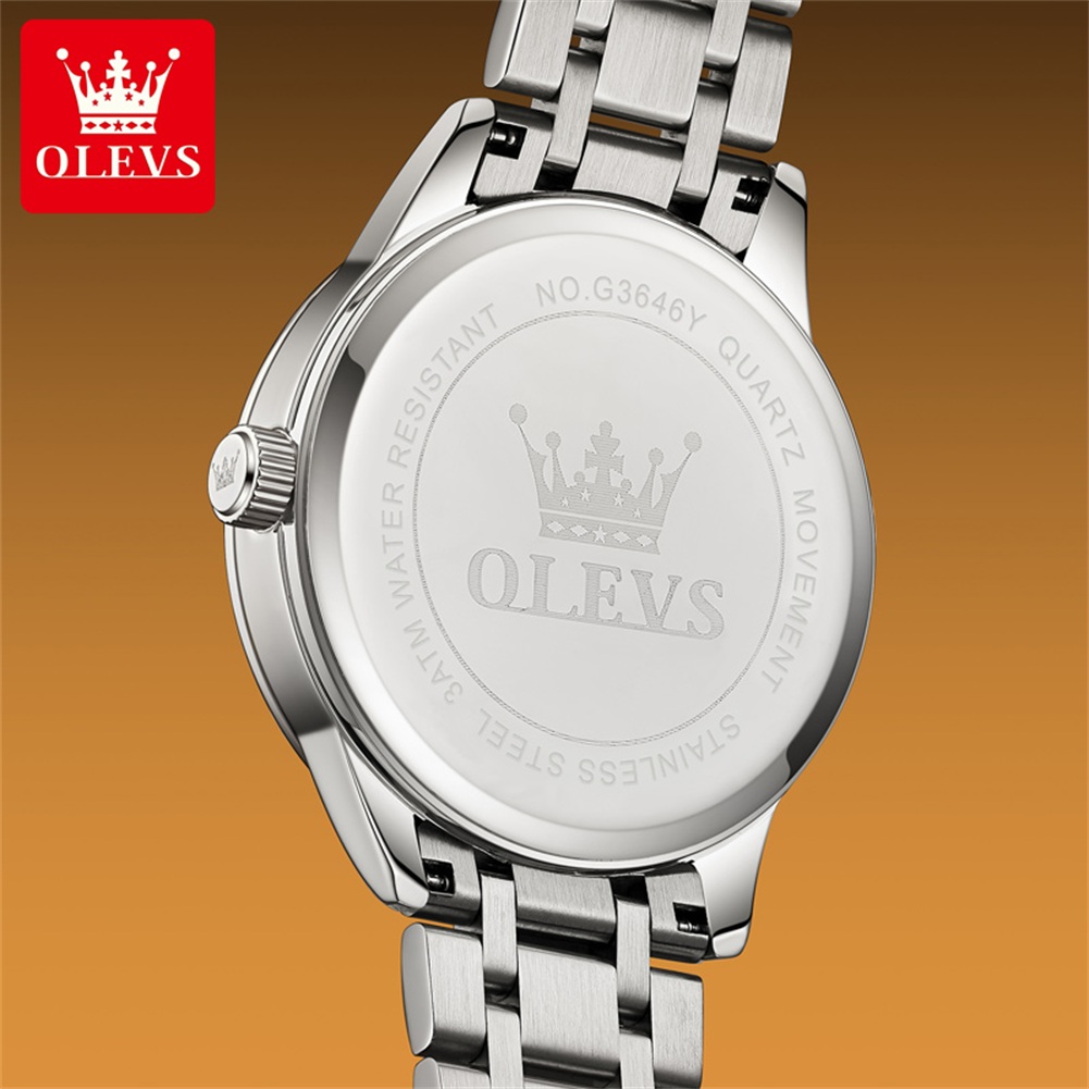 OLEVS Moon Phase мужские часы  – обзор и цена Luxury Watch Brands