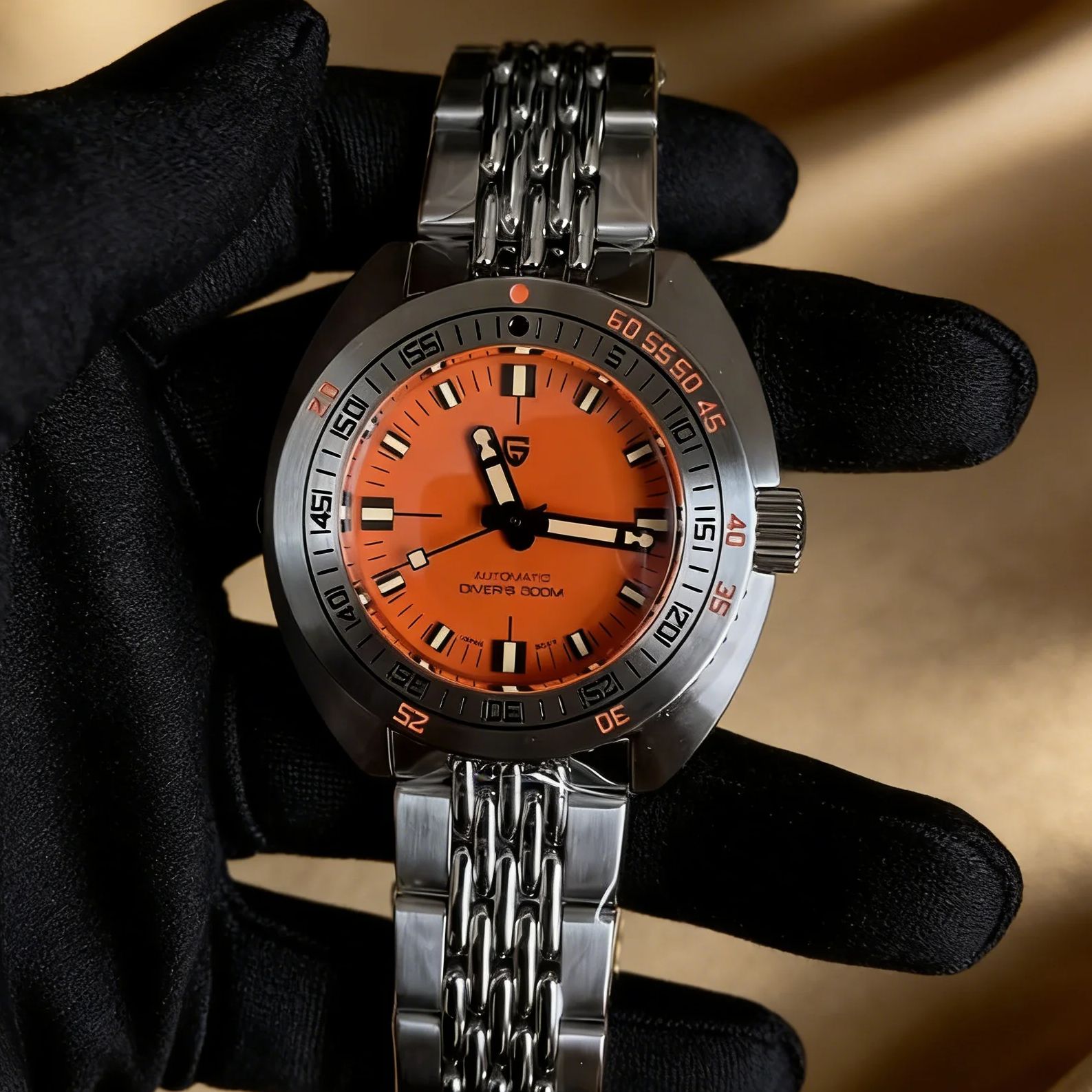 Мужские механические часы Paga – обзор и цена Diver Watch 300M