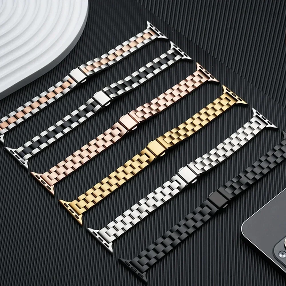 Тонкий металлический ремешок и – обзор и цена Luxury Watch Apple Bands