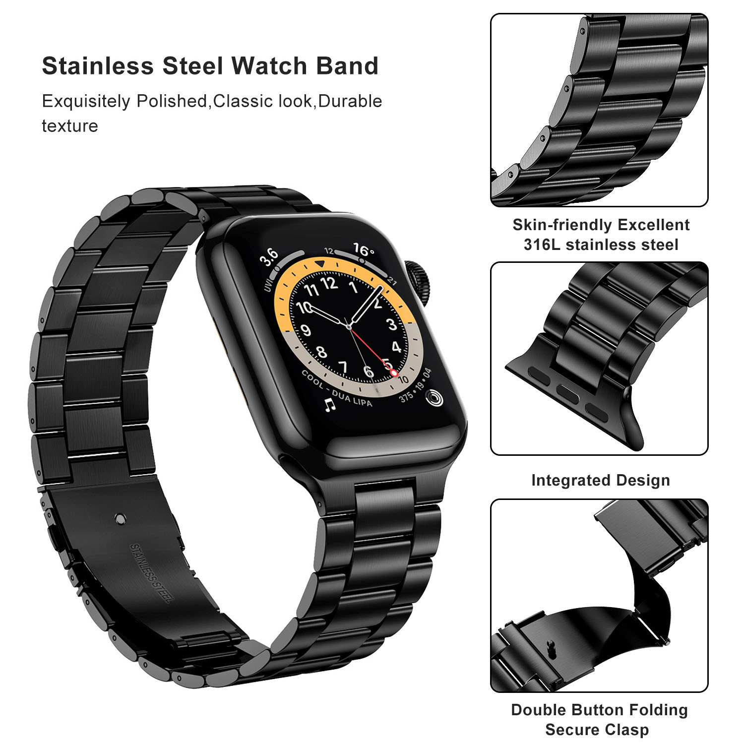 Ремешок из нержавеющей стали д – обзор и цена Luxury Watch Apple Bands