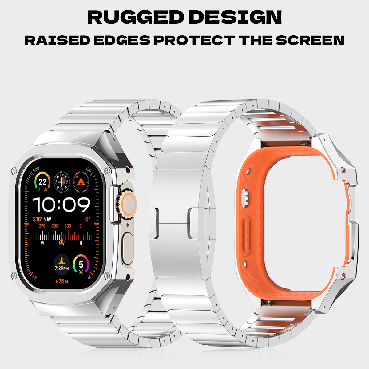 Ремешок и корпус из нержавеюще – обзор и цена Luxury Watch Apple Bands