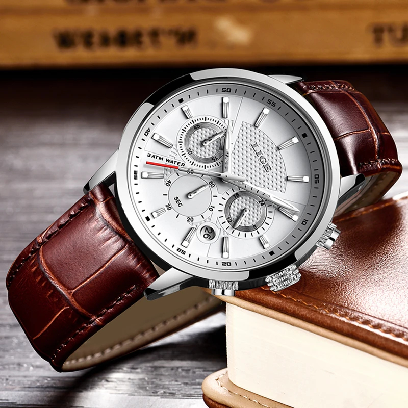 Новые мужские кожаные часы 202 – обзор и цена Luxury Watch Tier