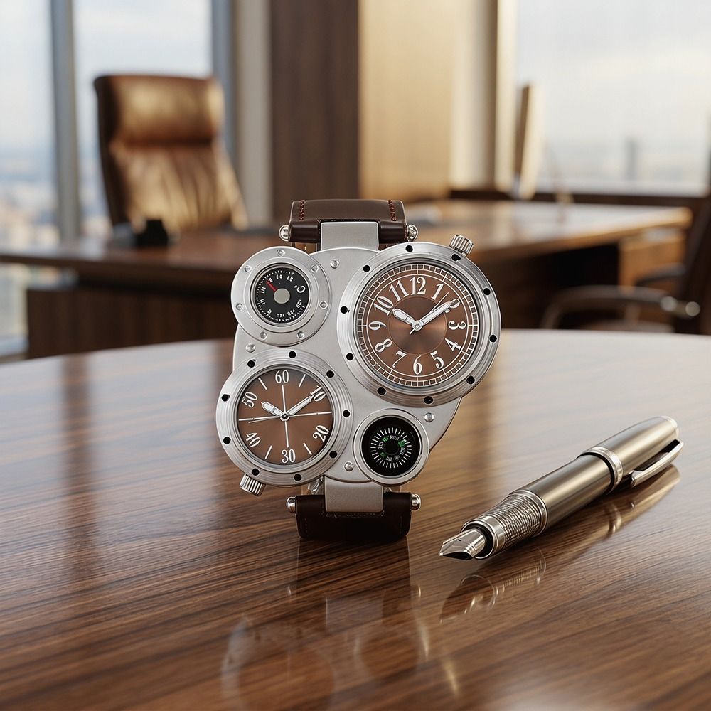 Мужские часы с большим цифербл – обзор и цена Compass Watch Luxury