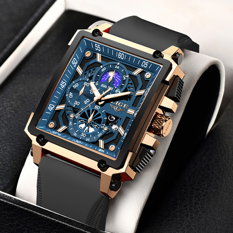 Новые мужские часы LIGE, лучши – обзор и цена Luxury Watch Hublot