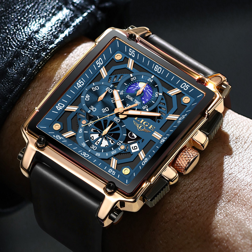 Новые мужские часы LIGE, лучши – обзор и цена Luxury Watch Hublot