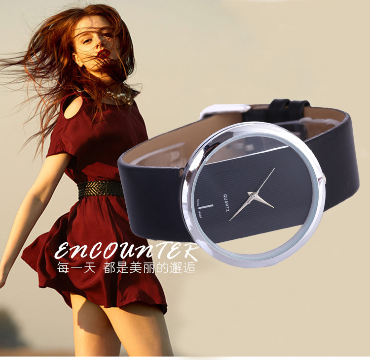 Часы наручные женские прозрачн – обзор и цена Luxury Watch Leather Strap