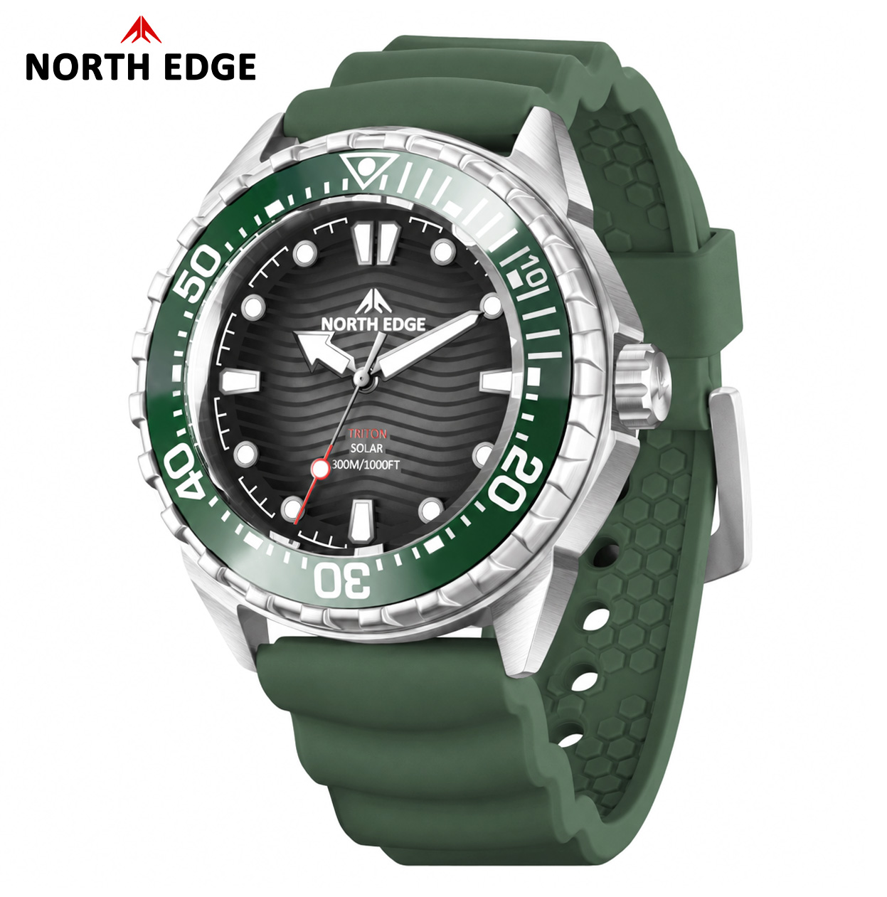 Дайверские часы North Edge TRI – обзор и цена Diver Watch 300M