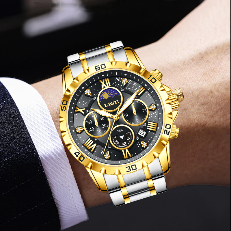 Мужские часы LIGE: люксовые кв – обзор и цена Luxury Watch Brands