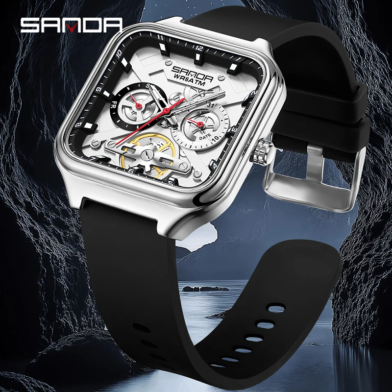 Модные мужские часы SANDA с кв – обзор и цена Luxury Watch Hublot