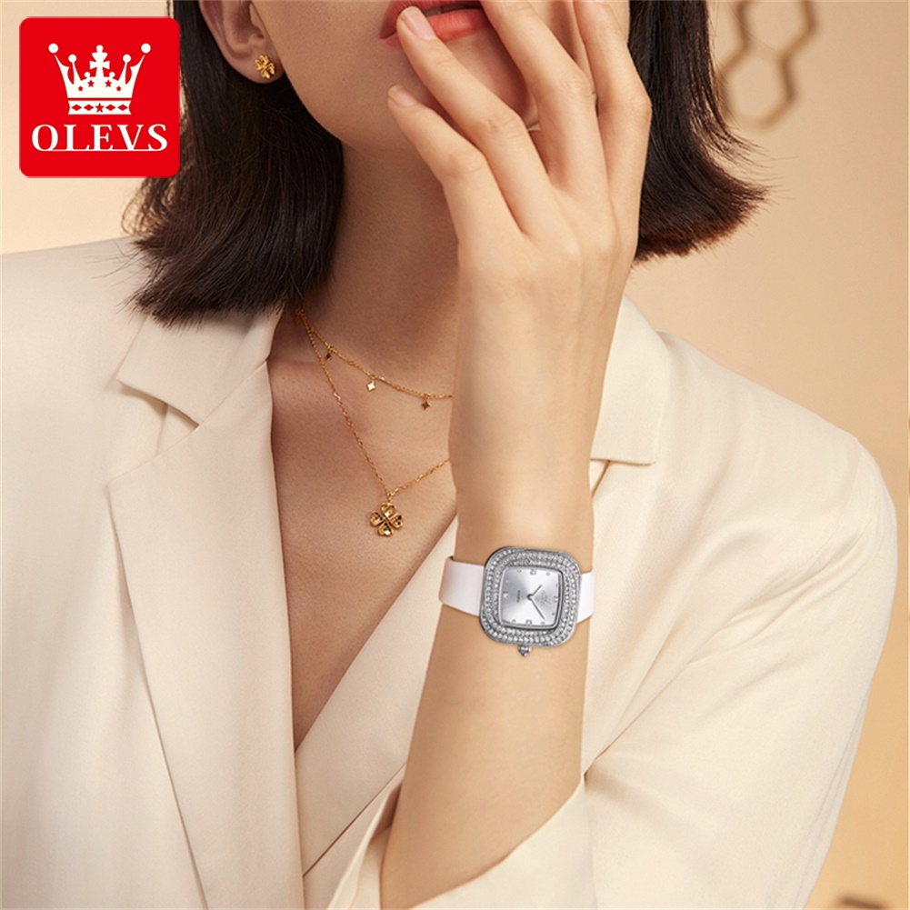 OLEVS 5512 Роскошные элегантны – обзор и цена Luxury Watch Leather Strap