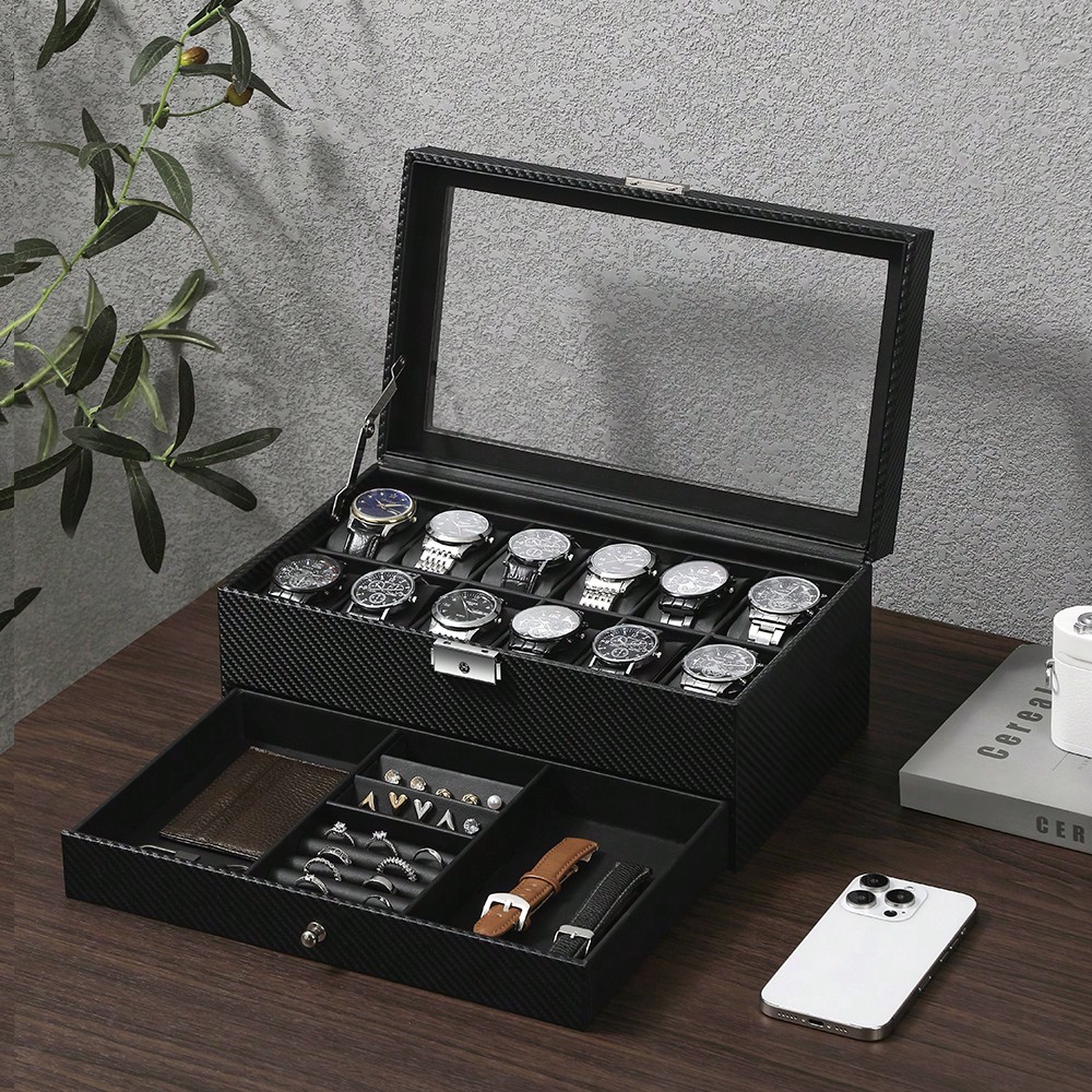 Кожаный футляр для часов на 12 – обзор и цена Luxury Watch Tier