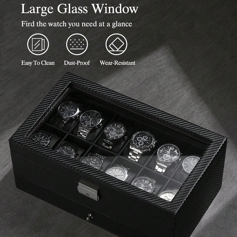 Кожаный футляр для часов на 12 – обзор и цена Luxury Watch Tier