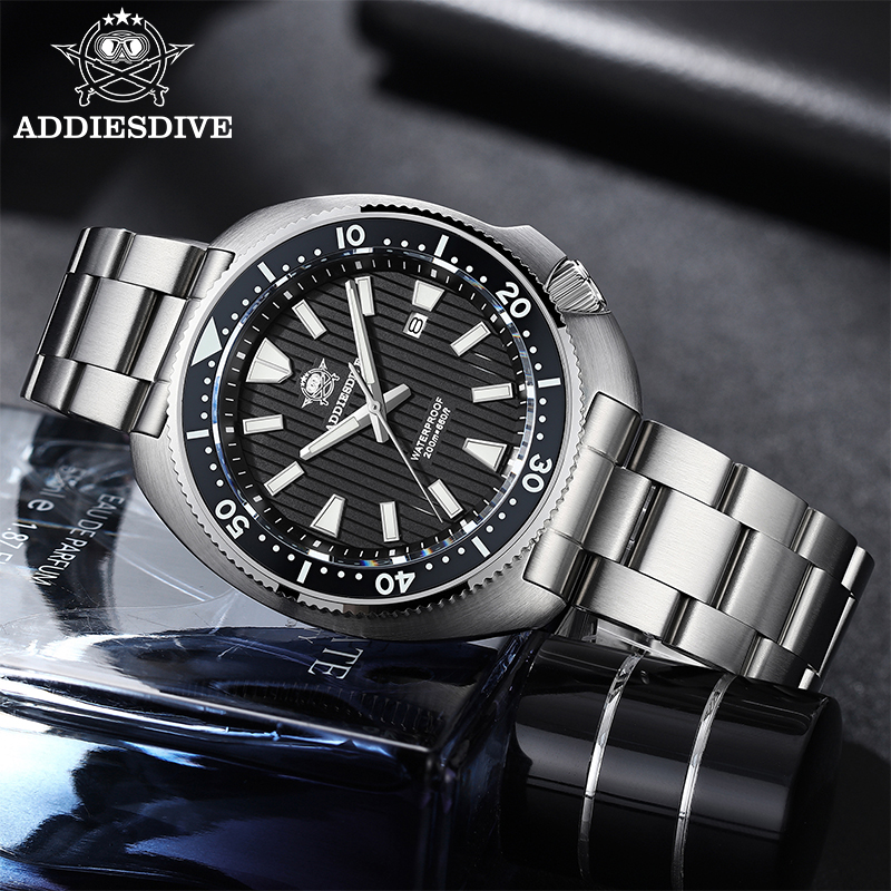 ADDIESDIVE Новые мужские часы, – обзор и цена Diver Watch 300M