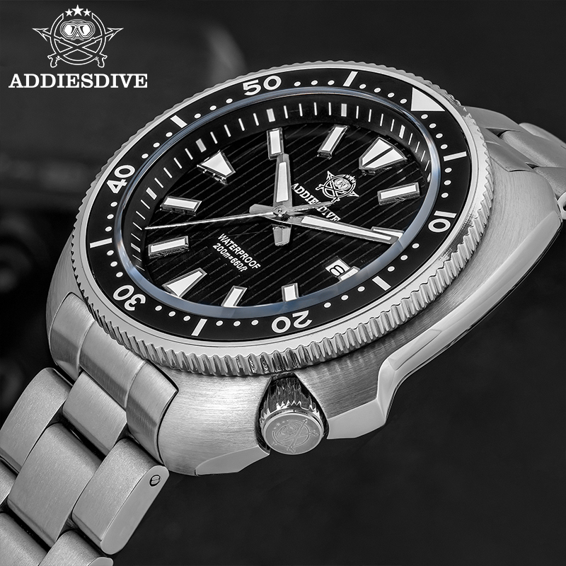 ADDIESDIVE Новые мужские часы, – обзор и цена Diver Watch 300M