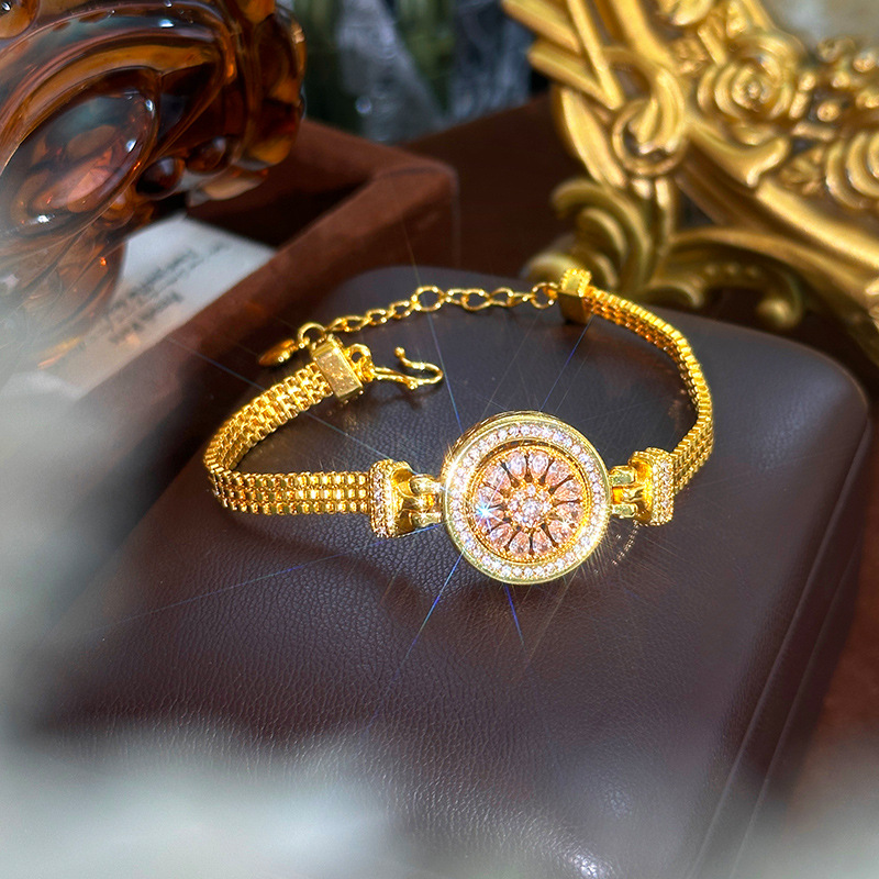 Золотой браслет-компас 24k с б – обзор и цена Compass Watch Luxury