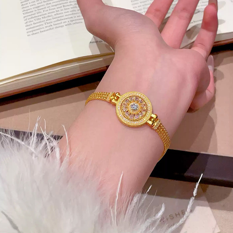 Золотой браслет-компас 24k с б – обзор и цена Compass Watch Luxury